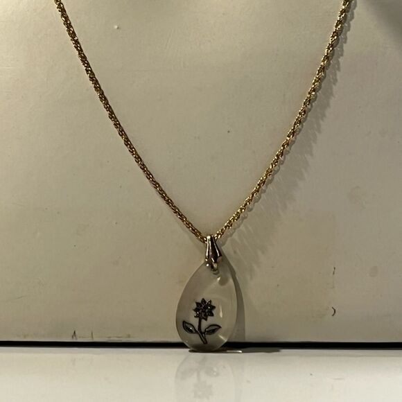 Bundle 3 for $15 | Gold Tone Necklace | Gold Flower Pendant - Picture 10 of 13
